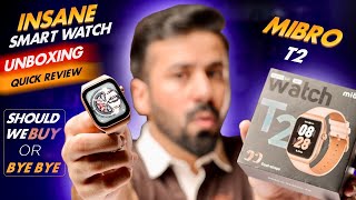 Mibro T2 Smartwatch  This is Premium  Unboxing amp Quick review  BT Calling amp Much More [upl. by Nolla483]