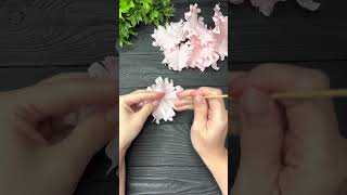 EASY Crepe Paper Flowers Crepe Paper Decorations shorts [upl. by Raddatz]