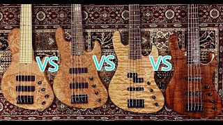 four different highend sadowsky nyc bass Compared [upl. by Animar613]