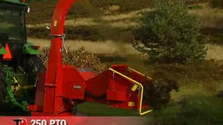 TP 250 PTO Wood Chipper from Linddana [upl. by Ahsirtap]