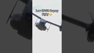 🇺🇸 V22 Osprey Fast Pass Flyby shortsfeed aviation helicopter [upl. by Ahsercel]