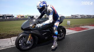 Ride 4  Donington  Tamburini Massimo T12 Massimo  Broadcast [upl. by Aekahs]