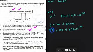 Photoelectric Effect Grade 12 Physics November 2024 F 1106667 °C [upl. by Siroled]