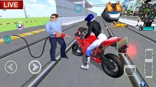 ✅3D Driving Class Simulator Bullet Train Vs Motorbike  Bike Driving Game  Android Gameplay [upl. by Czarra]