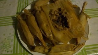 COMO SE HACEN LOS TAMALES DE CARNE EN EL RANCHO [upl. by Ricoriki]