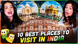 10 Best Places to Visit in India REACTION  Travel Video  touropia [upl. by Inalawi141]