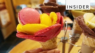 FlowerShaped Ice Cream Cones [upl. by Eden987]