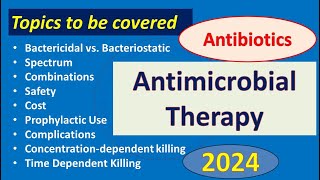 Antimicrobial TherapyAntibiotics II [upl. by Bianca]