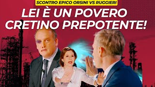 SE LEI MI DÀ DELLO SQUILIBRATO LEI È UN POVERO CRETINO PREPOTENTE orsini politics news [upl. by Ruscio]