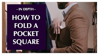 How to wear a pocket square or handkerchief [upl. by Assenat]