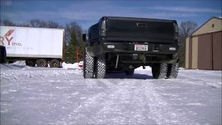 Snow Plowing with My Chevy Silverado 3500 Duramax Truck [upl. by Mackie]