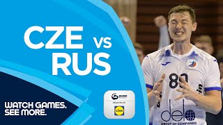 HIGHLIGHTS  Czech Republic vs Russia  Round 4  Mens EHF Euro 2022 Qualifiers [upl. by Ibbor]