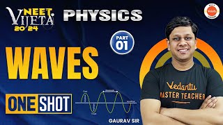 Waves In One Shot Part1  Class 11  NEET 2024 Physics  Vijeta Batch neetkijeet [upl. by Enelehs241]