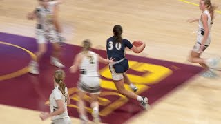 Providence Academy Girls Basketball Beats Perham Advances to State Semis [upl. by Punke742]