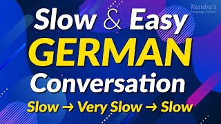 Slow amp Easy Practice Basic German Phrases to Improve your Conversation [upl. by Inat]