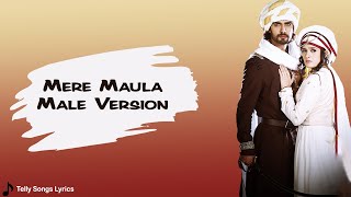 Mere Maula Song  Lyrical Video  Male Version  Razia Sultan [upl. by Olen]