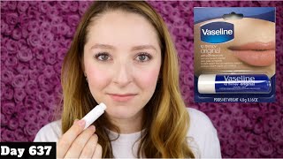 VASELINE LIP THERAPY ORIGINAL WITH PETROLEUM JELLY LIP BALM REVIEW [upl. by Reinhardt]