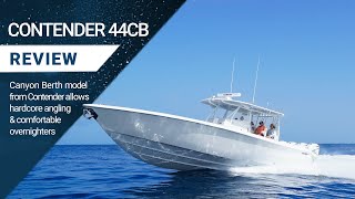 Contender 44CB Boat Review Hardcore Angling meets Luxury Comfort  Florida Sportsman [upl. by Himelman]