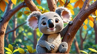 Cuddly Koala Up the Tree  Fun Kids’ Song About Koalas amp Nature [upl. by Sissel169]