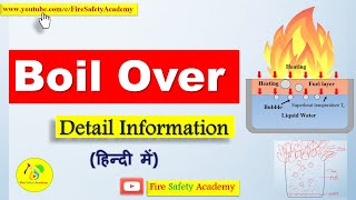 Boil Over in Hindi  What is Boil Over Fire  Reason of Boil Over in Tanks  Boil Over Explosion [upl. by Ecirp]