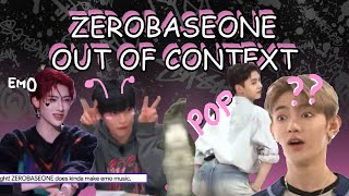 ZEROBASEONE OUT OF CONTEXT [upl. by Eninnej827]