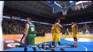 Nemanja Nedovic brutal dunk vs Barcelona [upl. by Geer]