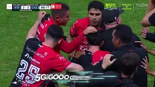 ¡Gol de Edgar Zaldívar y empata el partido  Atlas FC 2  2 Cruz Azul  Jornada 16  Apertura 2024 [upl. by Josee]