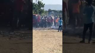 Protesta de Haitianos en Hatillo Palma Exige Registro y Carnets de Migración [upl. by Amahcen]