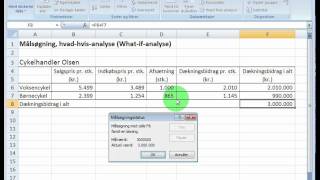 Målsøgning med Excel [upl. by Placido]