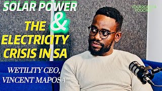 PODCAST  Solving the cost of electricity amp the energy crisis in southafrica using solarpower [upl. by Jenness628]