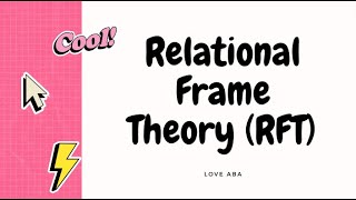 What is Relational Frame TheoryRFT with ExampleComparing Mutual EntailmentSymmetryTransitivity [upl. by Thamos]