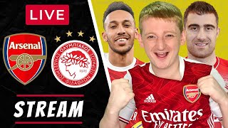 ARSENAL vs OLYMPIACOS  LIVE STREAMING  Europa League  Football Watchalong [upl. by Consuelo]