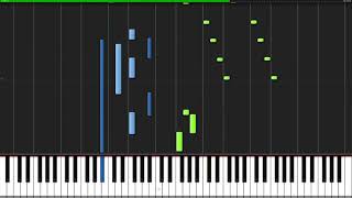 14th Melody D Gray Man Piano Tutorial Synthesia Knight Pianist ChacelX [upl. by Ahsiloc37]