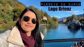 Passeio de Barco no Lago Brienz [upl. by Frolick]