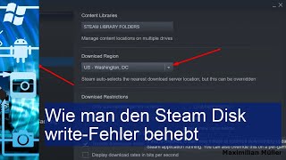 Wie man den Steam Disk writeFehler behebt [upl. by Breed]