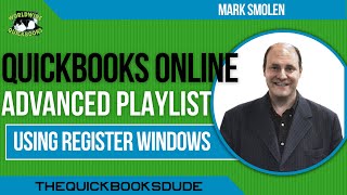 QuickBooks Online Register Window [upl. by Eadas]