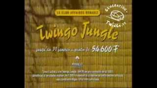 Publicité Twingo Jungle  Club Affaires Renault 1998 [upl. by Gnauq605]