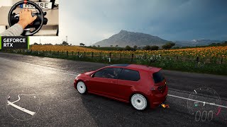 Golf R Rotiform Wheels 500hp  Forza Horizon 5  Gameplay Logitech [upl. by Ayita]