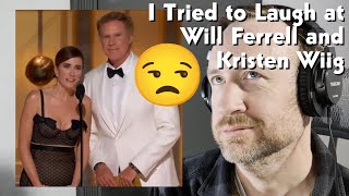 Will Ferrell amp Kristen Wiig at Golden Globes Reaction  I wanted to laugh [upl. by Yeta285]