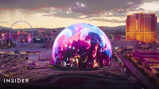 How 12 Million LED Lights Bring Las Vegas Sphere To Life  Insider News [upl. by Kuehn]