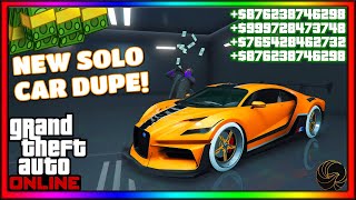 SOLO  NEW SUPER EASY GTA 5 ONLINE CAR DUPLICATION GLITCH  AFTER PATCH 167  PS5XBOXPC [upl. by Namharludba]