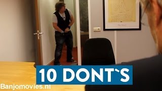 10 donts op een sollicitatie Met vader [upl. by Nerw346]