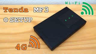 Tenda MF3 mobile 4G router WiFi 6 • Unboxing installation configuration and test [upl. by Masao962]