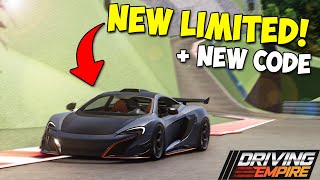 I Raced The NEW Limited in Driving Empire UPDATE  NEW CODE [upl. by Waldemar]