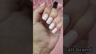 43 LEI VS 59 LEI 😳 gelnails unghii nailart nailinspo unghiicugel nails nailtutorial unghie [upl. by Erusaert154]