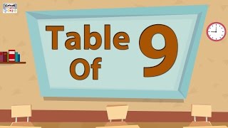 9 Times Table Multiplication  Learn Nine Multiplication Tables For Beginners  Maths [upl. by Shanan164]