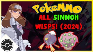 ALL Wisp Locations in Sinnoh 2024  PokeMMO Halloween Event Alpha Drifblim amp Spiritomb [upl. by Jobe]