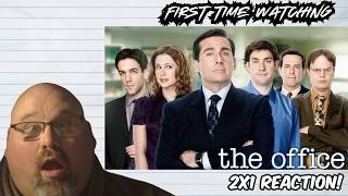 The Office S02E01 REACTION  The Dundies  FIRST TIME WATCHING [upl. by Barthold]