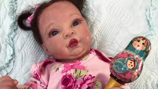 КУКЛА РЕБОРН  Reborn Doll Sonya  КРАСИВАЯ КУКЛА СОНЯ  РЕБОРН Olive  Sold [upl. by Nrek]