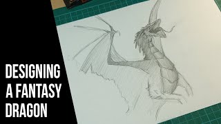 Learn to Draw a Dragon Simple Sketch Tutorial [upl. by Karlie]